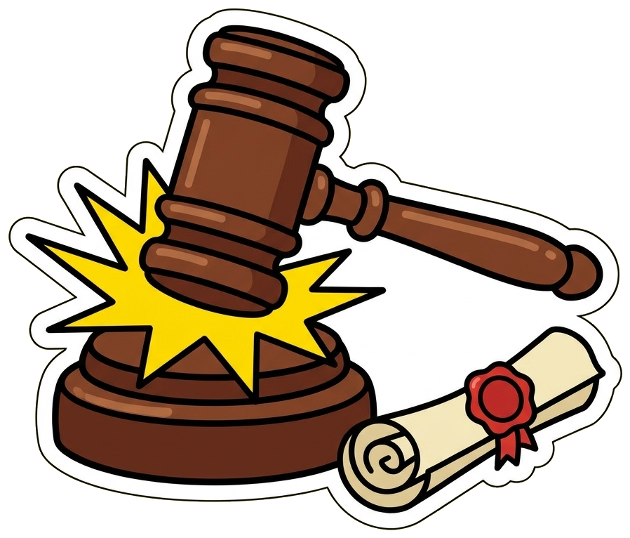 gavel Master Illustration